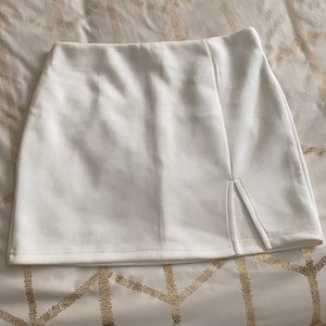 NWT White Mini Skirt